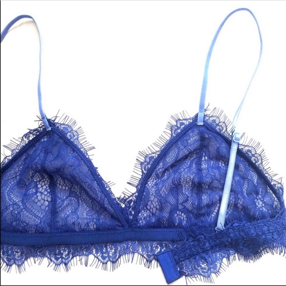 NEW Intimately Free People lace bralette size XS in Royal Blue - Picture 5 of 8